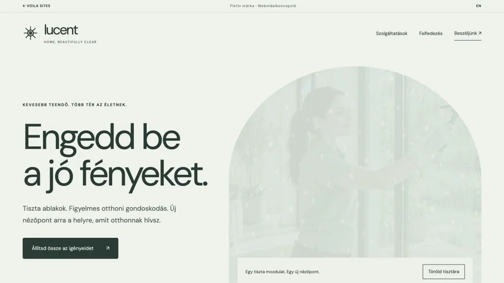 Lucent — Takarítás
